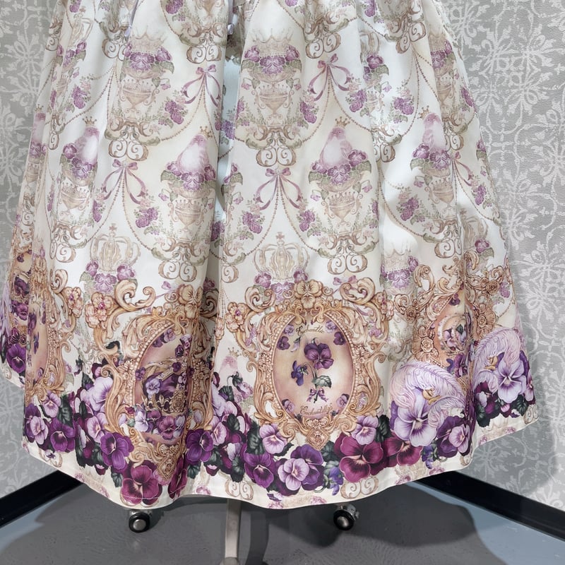 Enchantlic Enchantilly】すみれ姫の王冠 ティアードJSK/009-3 Enchantlic Enchantilly】すみれ姫の王冠 ティアードJSK/009-3