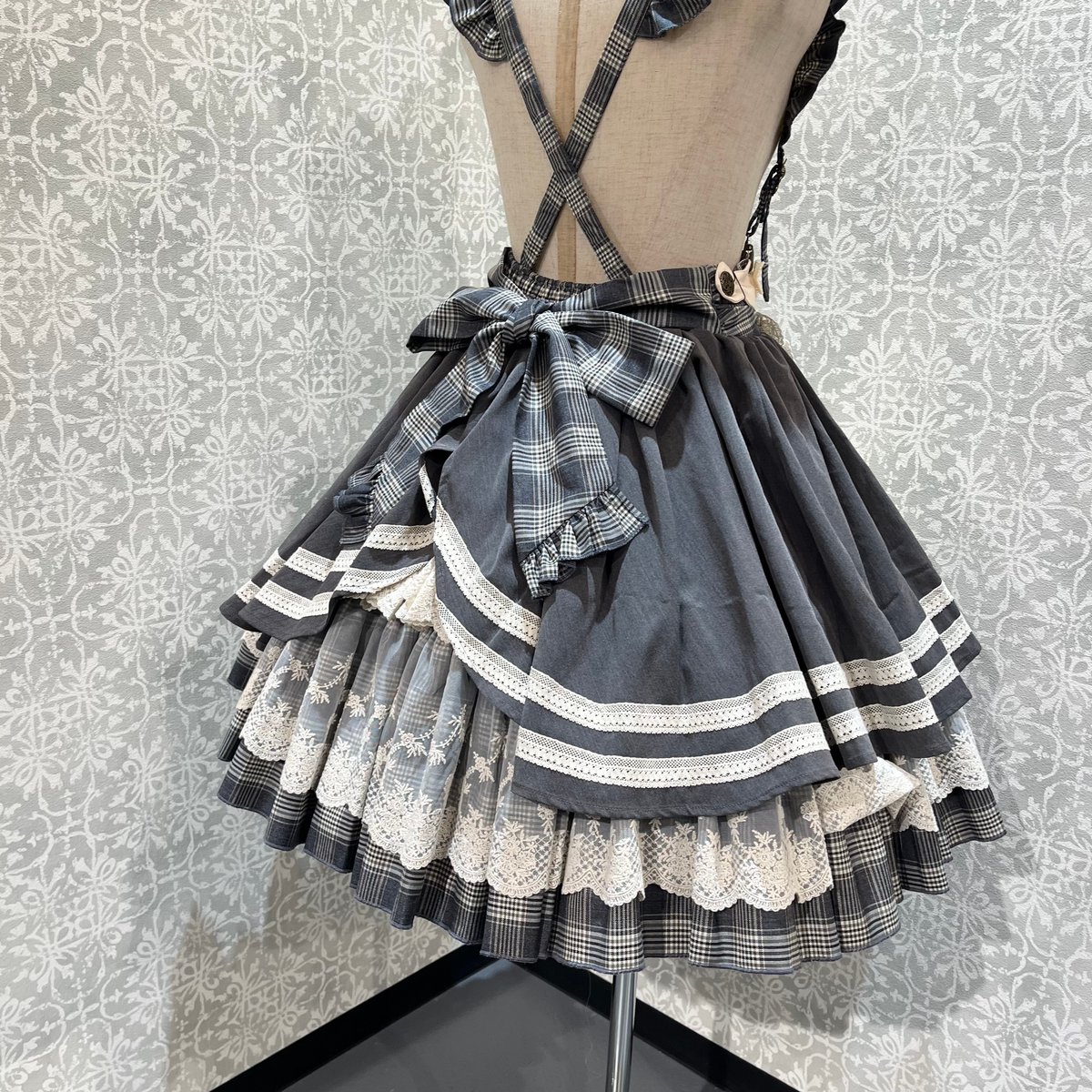 星箱Works】ベアーズベーカリー エプロン&サスペンダー付きスカート  