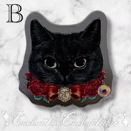 【Enchantlic Enchantilly】Dolled up Ring(黒猫のローズちゃん)/011-901-01
