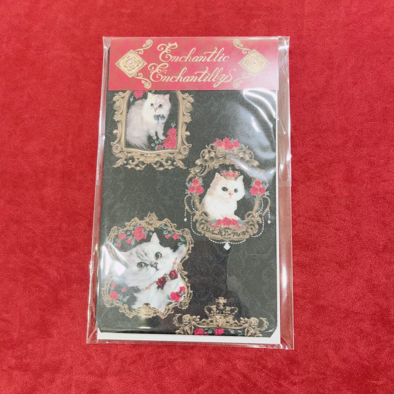 Enchantlic Enchantilly 猫の王女達の肖像画JSK ロリィタ USED】猫の王女達の肖像画レースジャンパースカート | Enchantlic