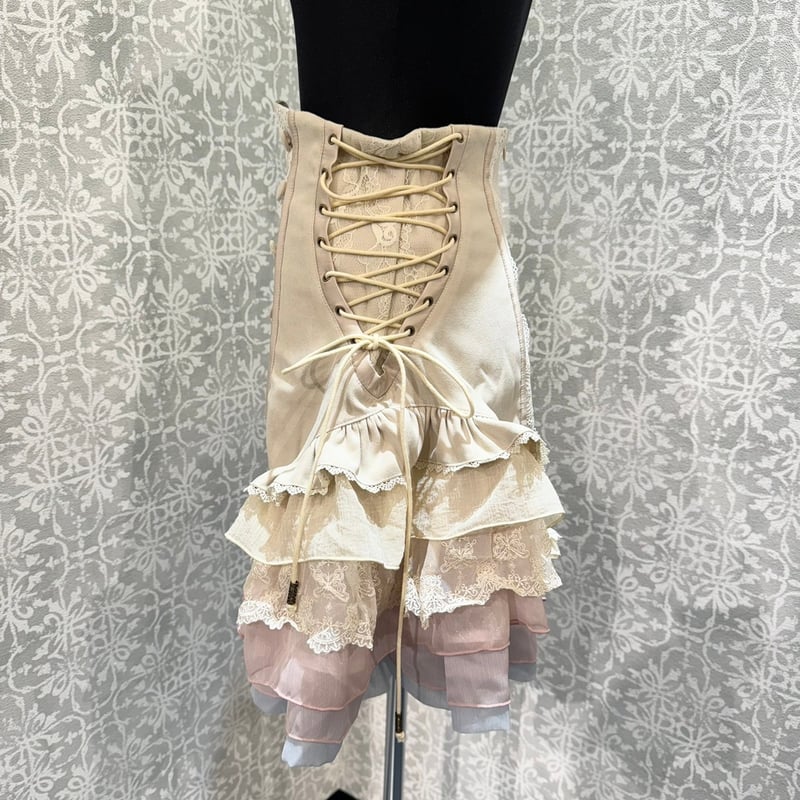 星箱Works】フェリ・ドウ・ロンド 編み上げショートパンツ