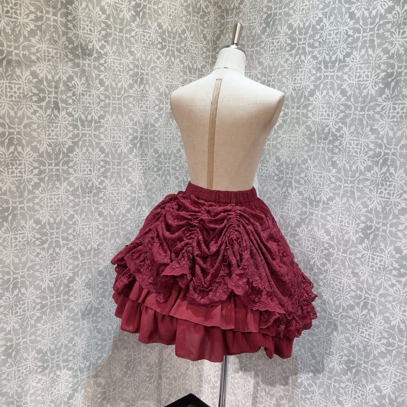 ATELIER-PIERROT】Victorian Ruffle Lace Skirt/GS