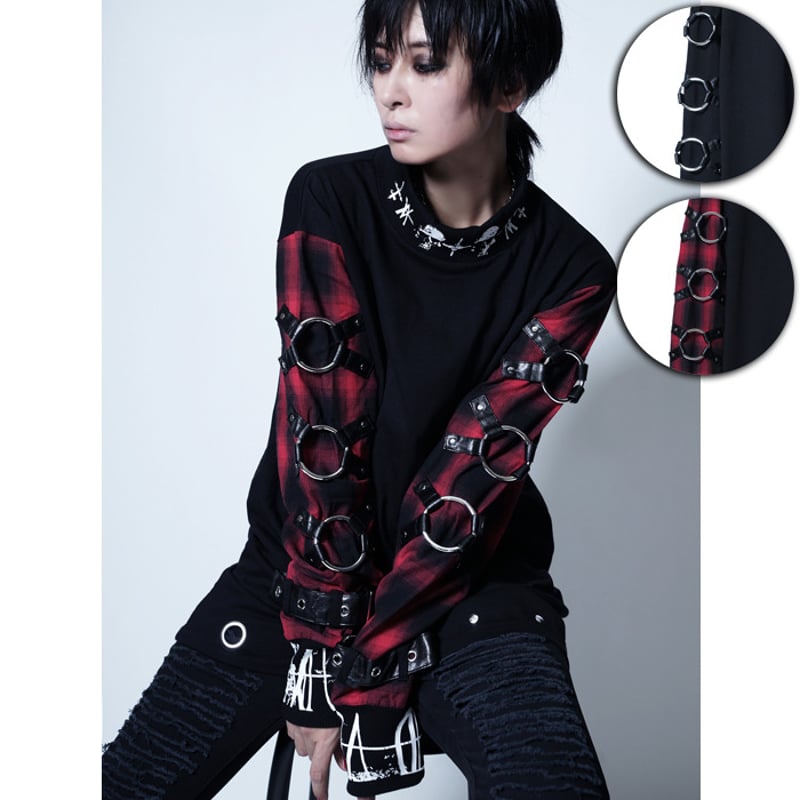 SEXPOTReVeNGe】BONDAGE SID RING モックネック カットソー【SA