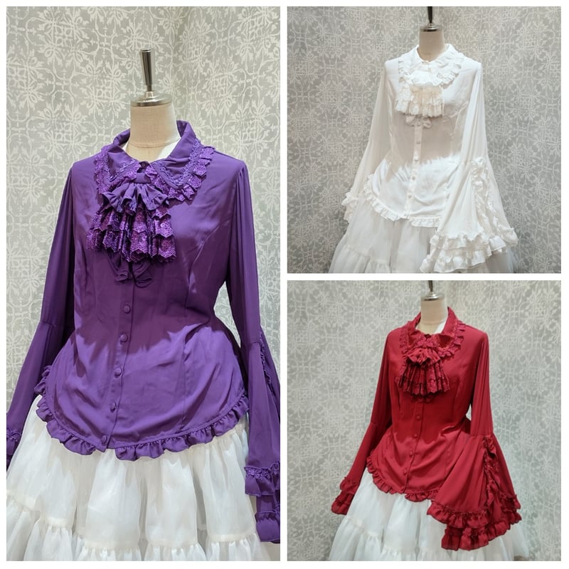 ATELIER PIERROT】ルイーズ ジャボタイ ブラウス【サイズ2/プラス