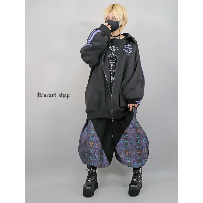 Deorart】襟付き・サイドライン ジップパーカー [ GOTH CHINA ]（DRT2