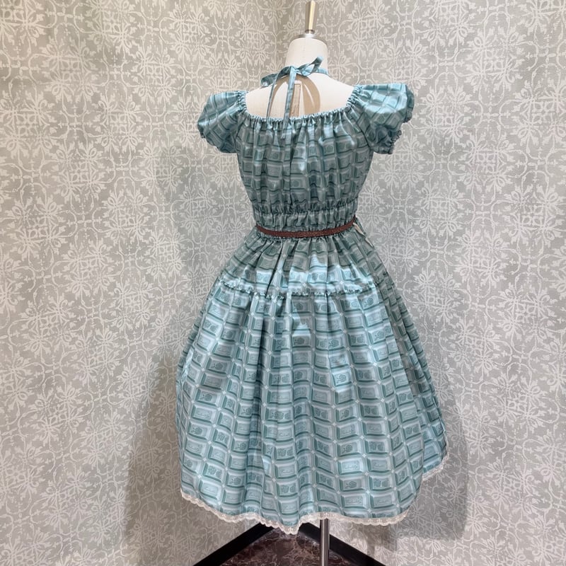 アンシャンテリックアンシャンテリー　お城柄ワンピース　ピンク 公式】Enchantlic Enchantilly | アンシャンテリック アンシャン