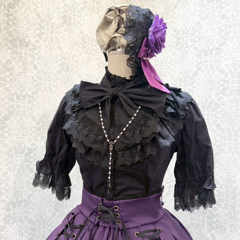 トップス ATELIER PIERROT Silent Gospel Blouse ATELIER-PIERROT】Silent Gospel Blouse/TBL1026 |
