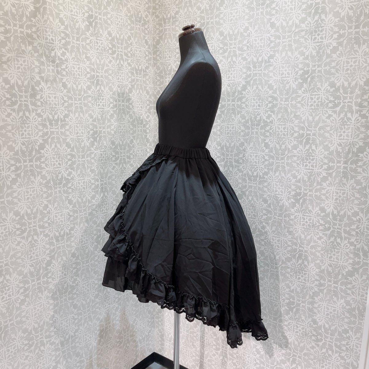 ATELIER-PIERROT】Victorian Ruffle Chiffon Skirt ATELIER-PIERROT】Victorian Ruffle Chiffon Skirt