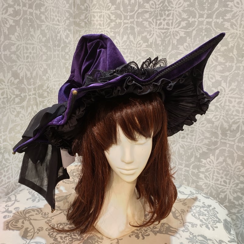 星箱Works】 レディ・ナイトメア ボーダーハット/P32201271 星箱Works】 レディ・ナイトメア ボーダーハット/P32201271