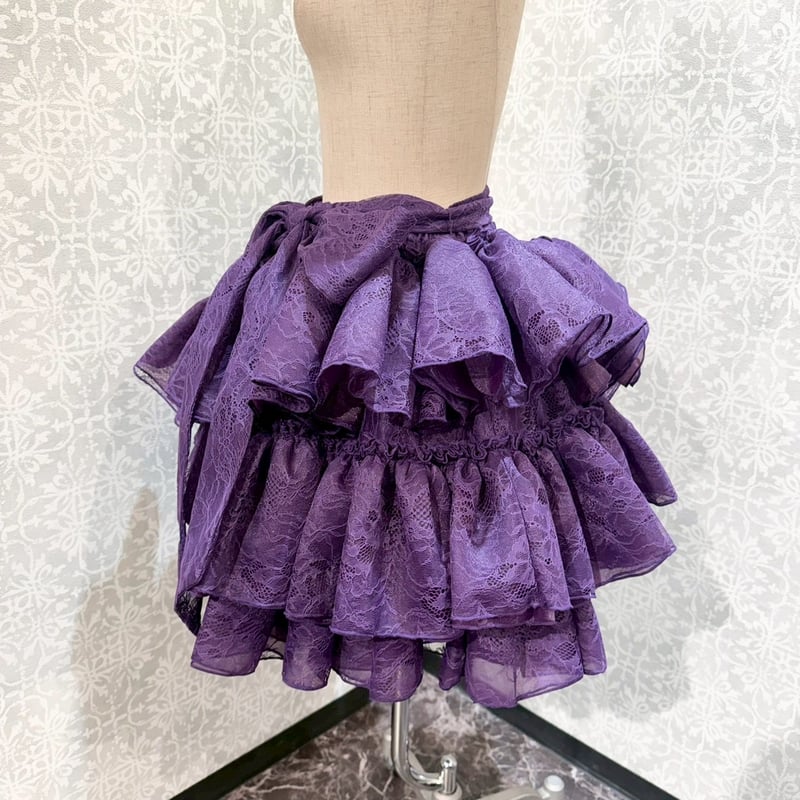 ATELIER-PIERROT/Vallée lys】 Petale Voile Skirt