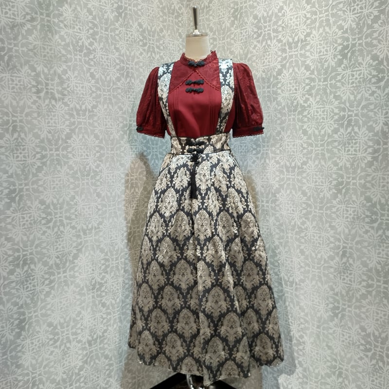Amavel Oriental Arabesque ロングスカート＆ブラウス Amavel】Oriental Arabesque ロングスカート/125410532 |