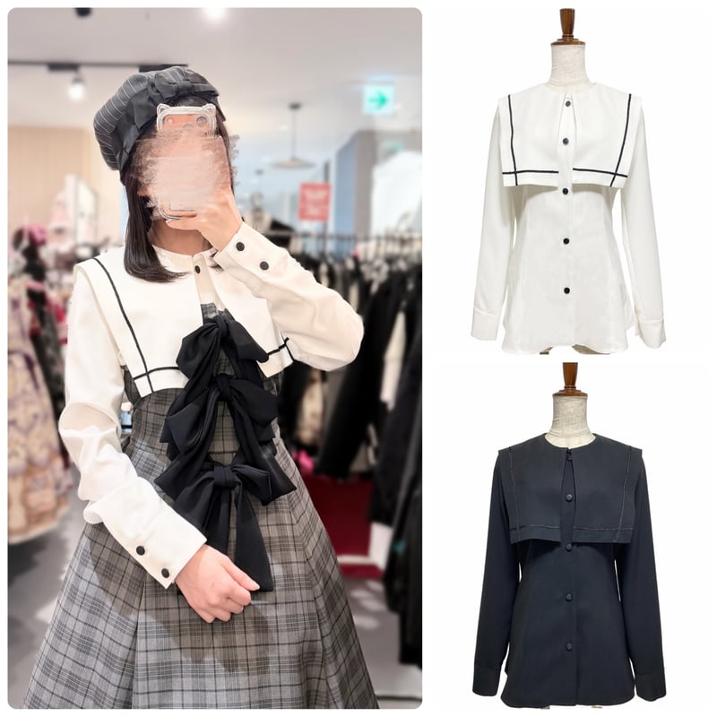 MIHO MATSUDA ミホ マツダ　ブラウス セレネ 白　極美品 イノワ 2022年SS | Black and White シリーズ MIHO MATSUDA