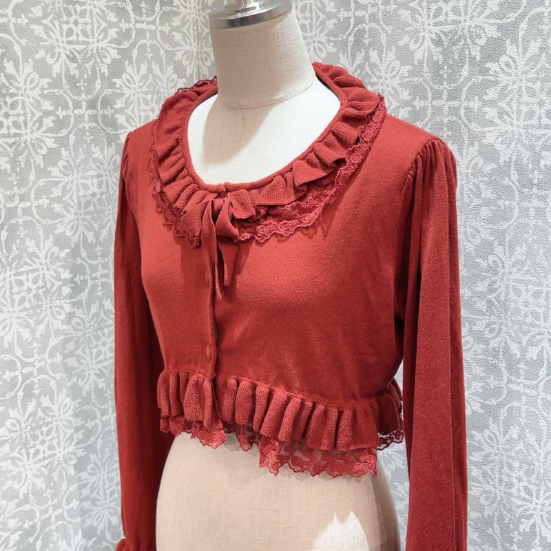ATELIER-PIERROT/Vallée lys】Rose Waltz Cardigan