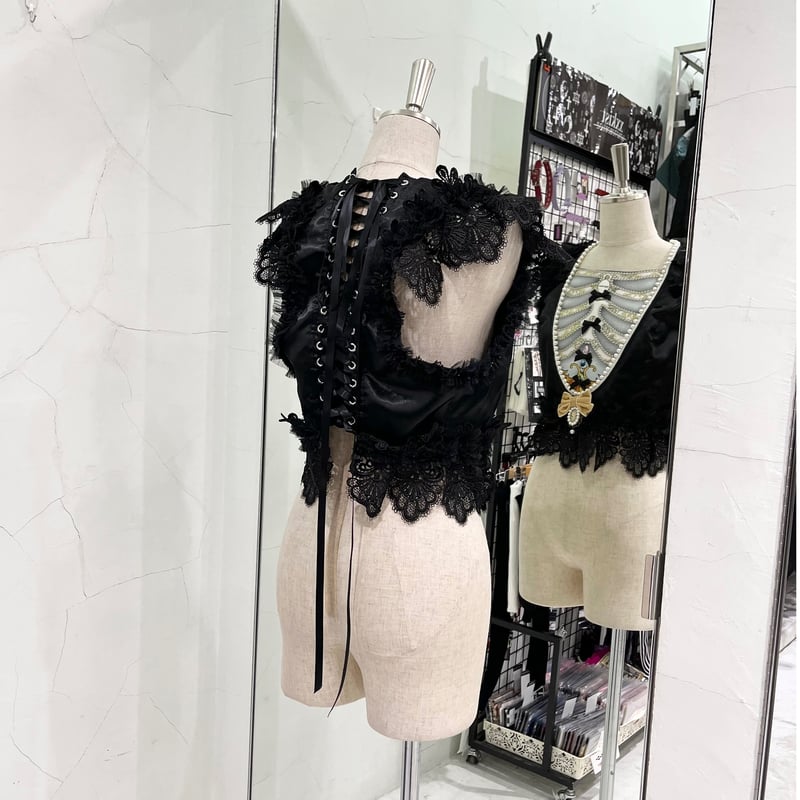 トリプルフォーチュン トレーン付き ショートコルセット USED】【Mサイズ】トレーン付きショートコルセット | Triple*fortune