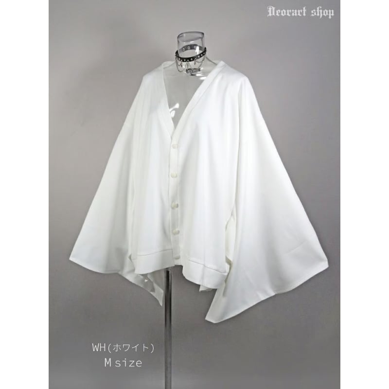 Deorart】[KIMONO袖] オーバーサイズ・ Vカーディガン (着物袖・振袖