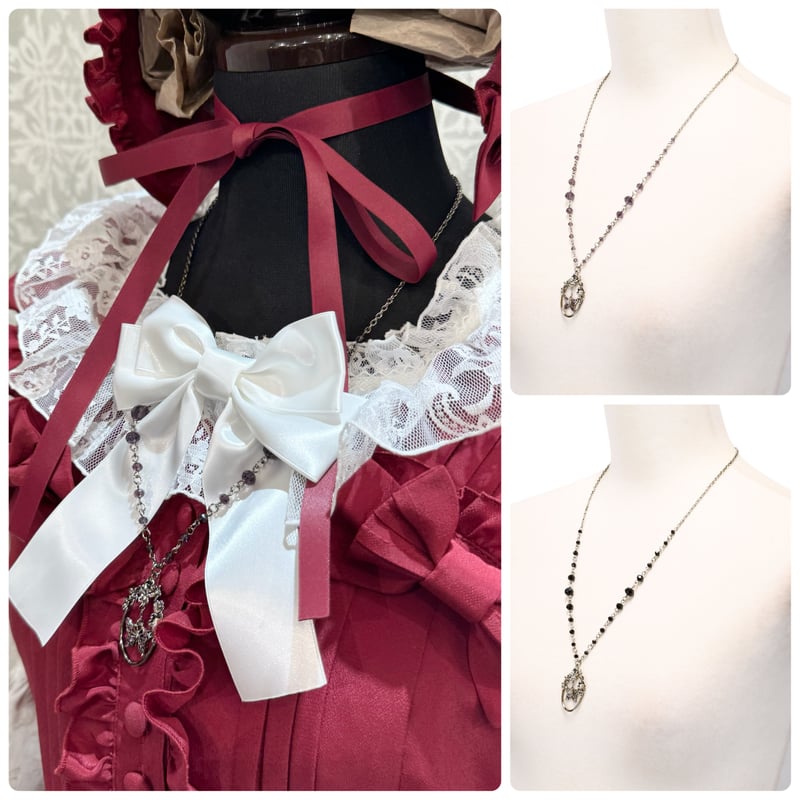 【希少】ブラジル産 女性像 木製彫刻 ジャカランダ 骨(牙)のネックレス amp japan(アンプジャパン)通販 GOTHIC TOKYO(ゴシック