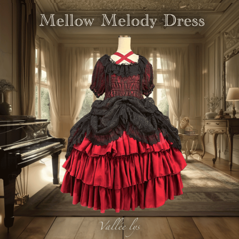 ATELIER-PIERROT/Vallée lys】Mellow Melody Dress ATELIER-PIERROT/Vallée lys】Mellow Melody Dress