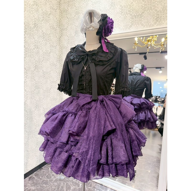 ATELIER-PIERROT/Vallée lys】 Petale Voile Skirt