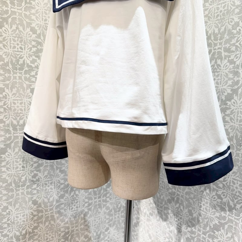 Amavel】Twinkle Marine セーラーポンチョパーカー/125620412 |