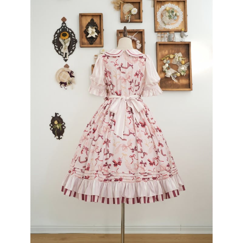 星箱Works】ポッピングリボン パフワンピース/A25A01640【お取り寄せ