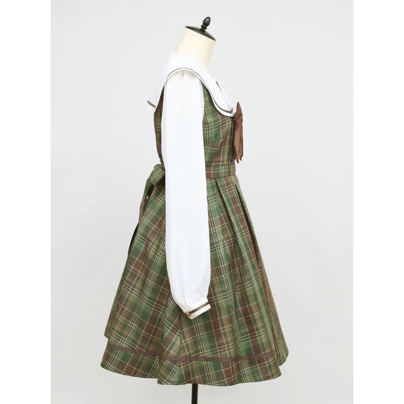 チェックセーラーワンピース Mysterious School チェックセーラーワンピース – Amavel