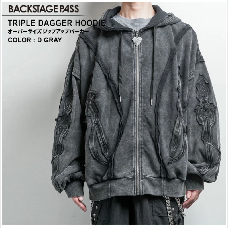BACKSTAGE PASS】TRIPLE DAGGER HOODIE(トリプル ダガー フ