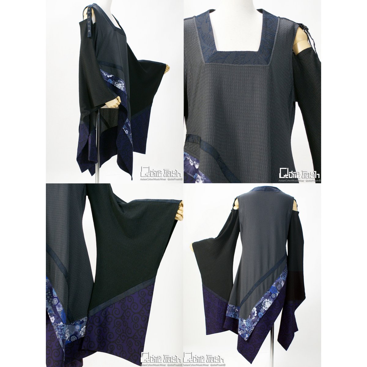 に*い様 Qutie Frash 着物 プリーツ チュニック Qutie Frash】和柄着物チュニック（9847-OP） | KIST ONLINE S