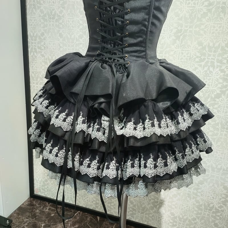 ATELIER-PIERROT】Mini Corset Dress (シルバーレースver)