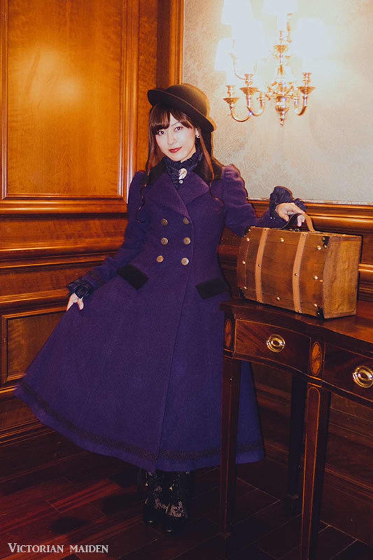 VICTORIAN MAIDEN☆ケープコート☆ネイビー 最終値下げ価格】Victorian