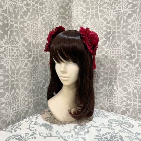 【星箱Works】藤花集 中華風 お団子クリップ式ヘッドドレス/ P11502389