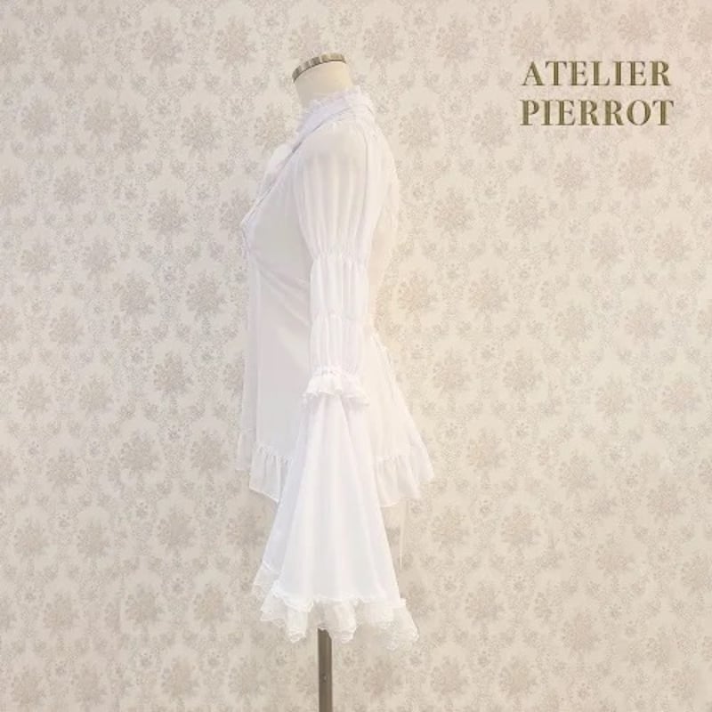 ATELIER-PIERROT】Stand Collar Princess Sleeve B ATELIER-PIERROT】Stand Collar Princess Sleeve B