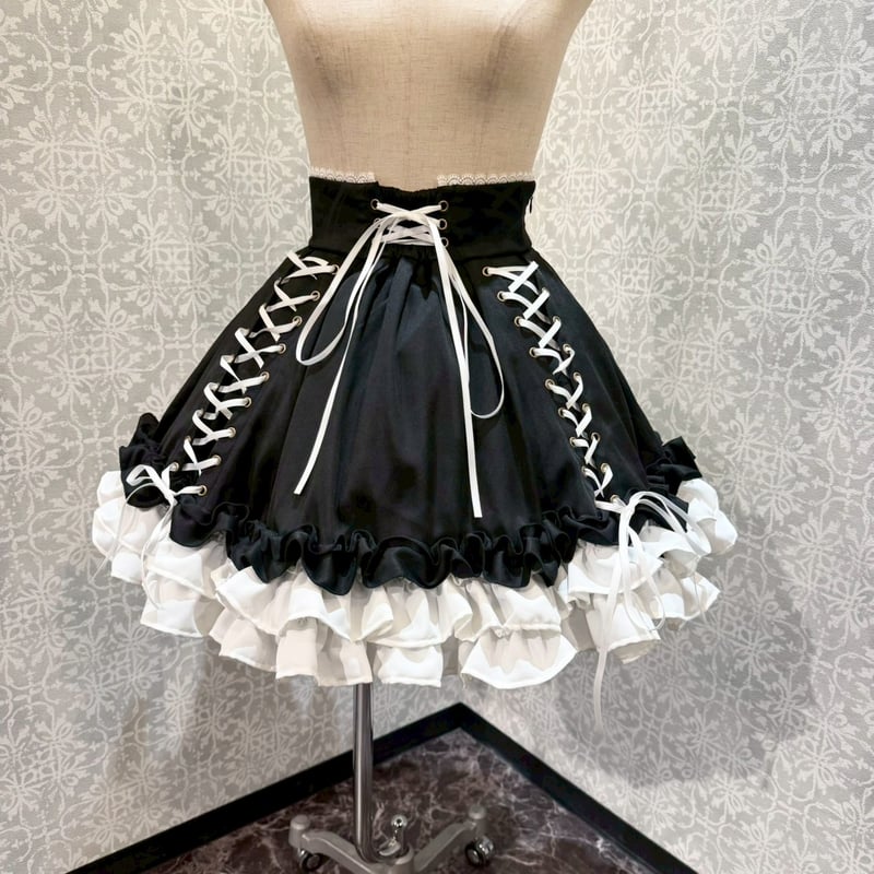 ATELIER-PIERROT】Adenophora Lace-Up Skirt/GSK-0