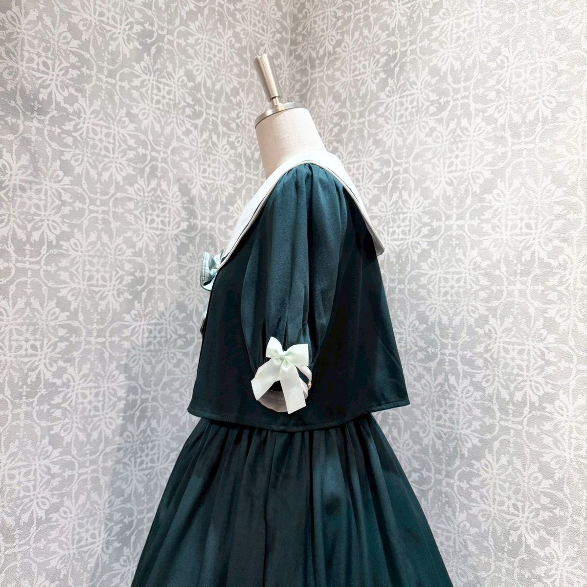 Amavel】 Chouchou Check セットアップ風セーラーワンピース/126170