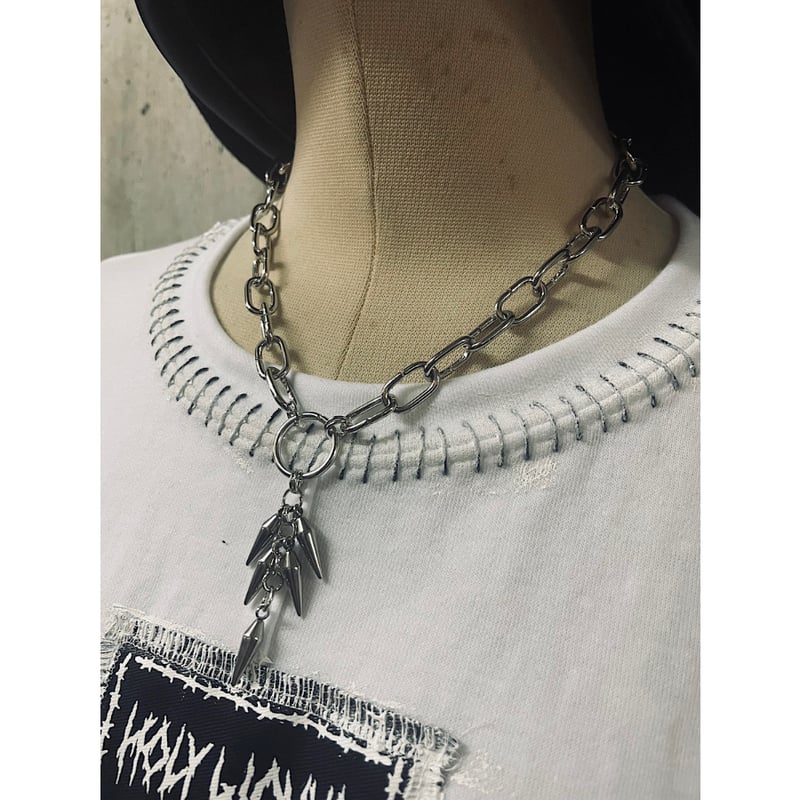 delivery 太めチェーンpunk ハート型 金属ネックレス 男女兼用 delivery 太めチェーンpunk ハート型 金属ネックレス 男女兼用