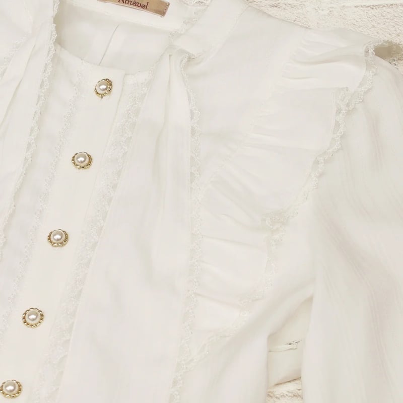 Amavel】Frill Lace ボウタイワンピース/126170158 | KIST O