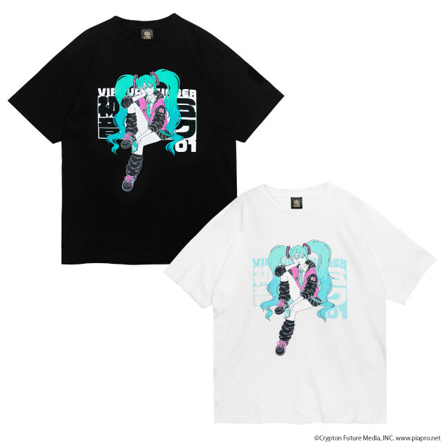 初音ミク × キズナアイ コラボレーションTシャツ Lサイズ TGC