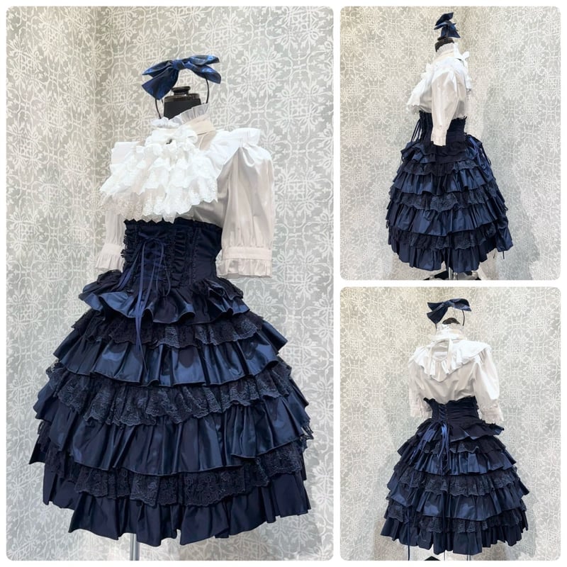 ATELIER-PIERROT】 Layered Petals Corset Skirt/T ATELIER-PIERROT】 Layered Petals Corset Skirt/T