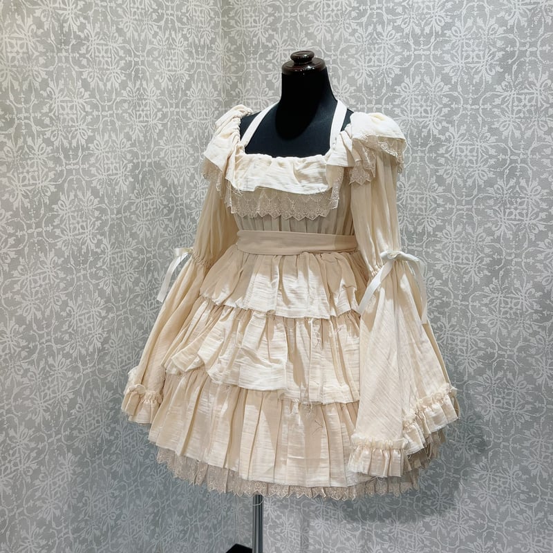 ATELIER-PIERROT】ヴァレリス Coquelicot Dress -gauze- ATELIER-PIERROT】ヴァレリス Coquelicot Dress -gauze-