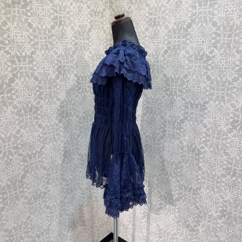 ATELIER-PIERROT】hirring princess sleeve blouse