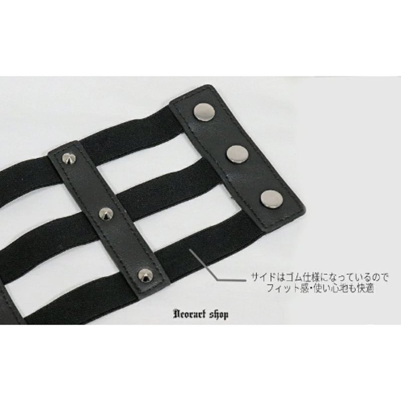 Deorart】[3連バックル] ストレッチ・コルセットベルト（BY1176