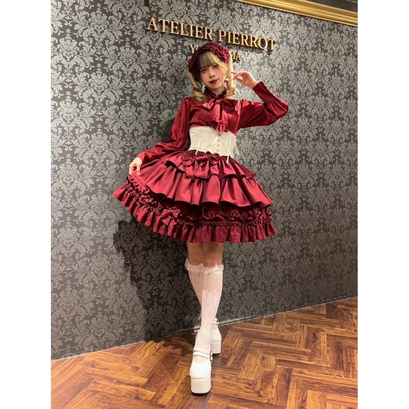 ATELIER-PIERROT】 Melty Ribbon Tier Skirt/TSK-2