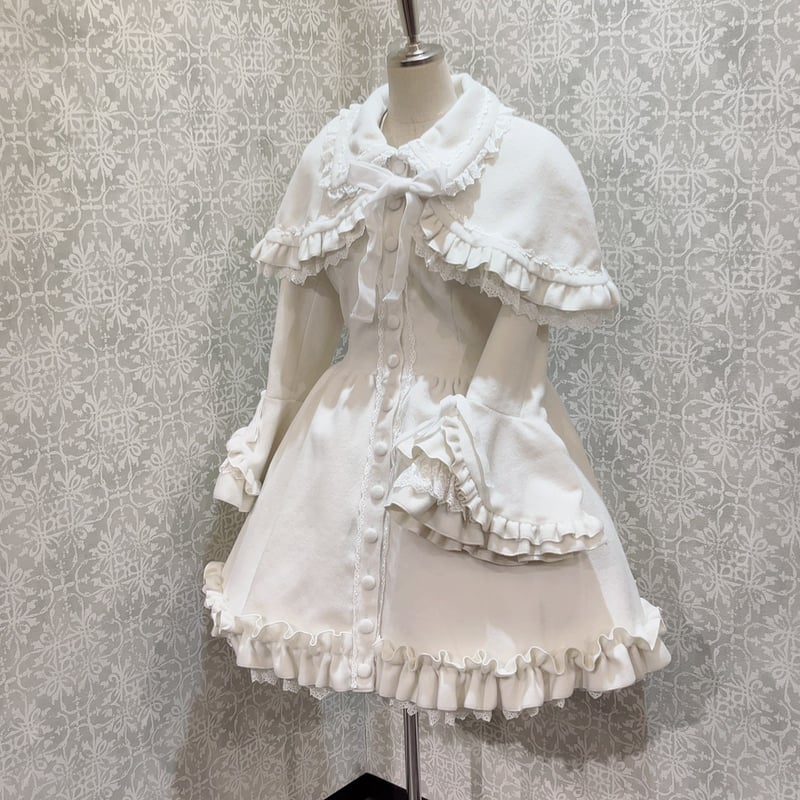 ATELIER PIERROT ゴスロリコート ホワイト ATELIER-PIERROT】Fleur d'Hiver Coat/TCT-11 | KI