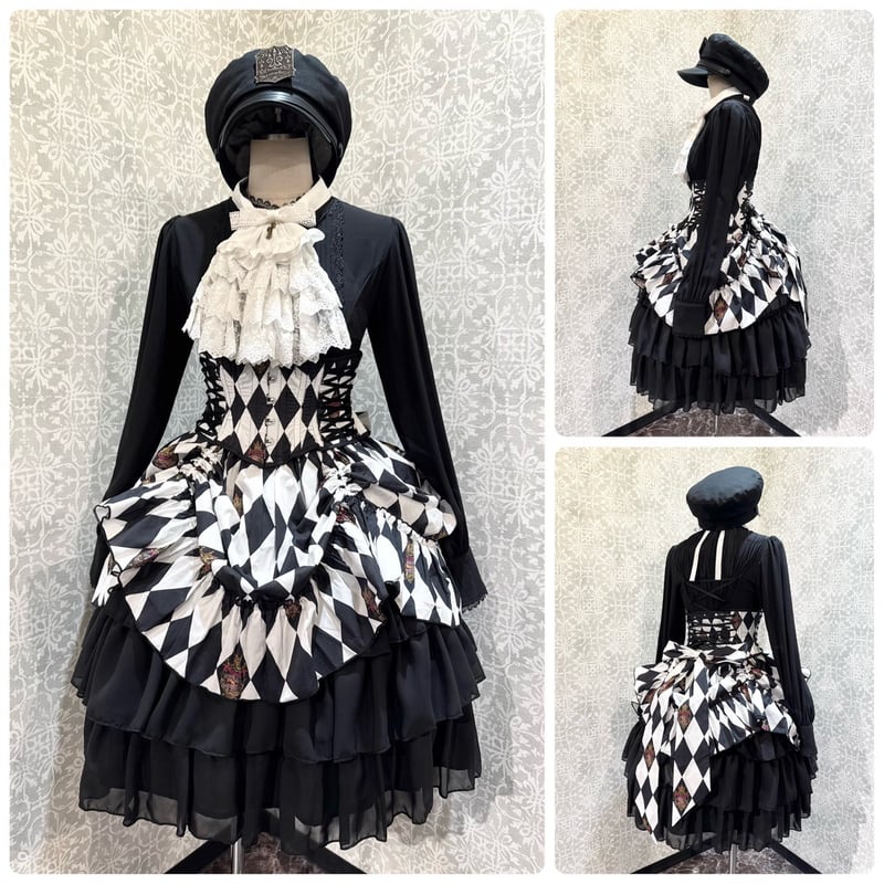 ATELIER-PIERROT  Crown コルセットスカート Bustle Corset Skirt (2021) by Atelier Pierrot