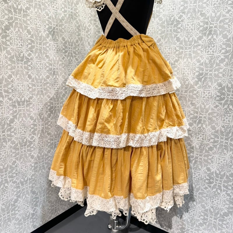 星箱Works】キャラメルカヌレ サスペンダー付きスカート/P25101227【お