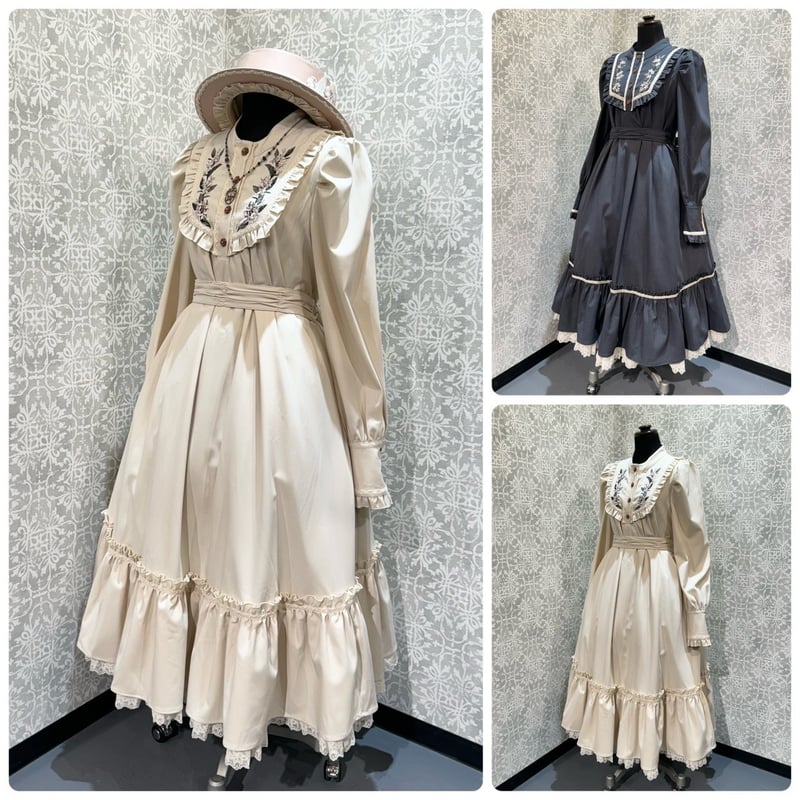 星箱Works】ジャスミン ヨークカラーワンピース/P33101034 星箱Works】ジャスミン ヨークカラーワンピース/P33101034
