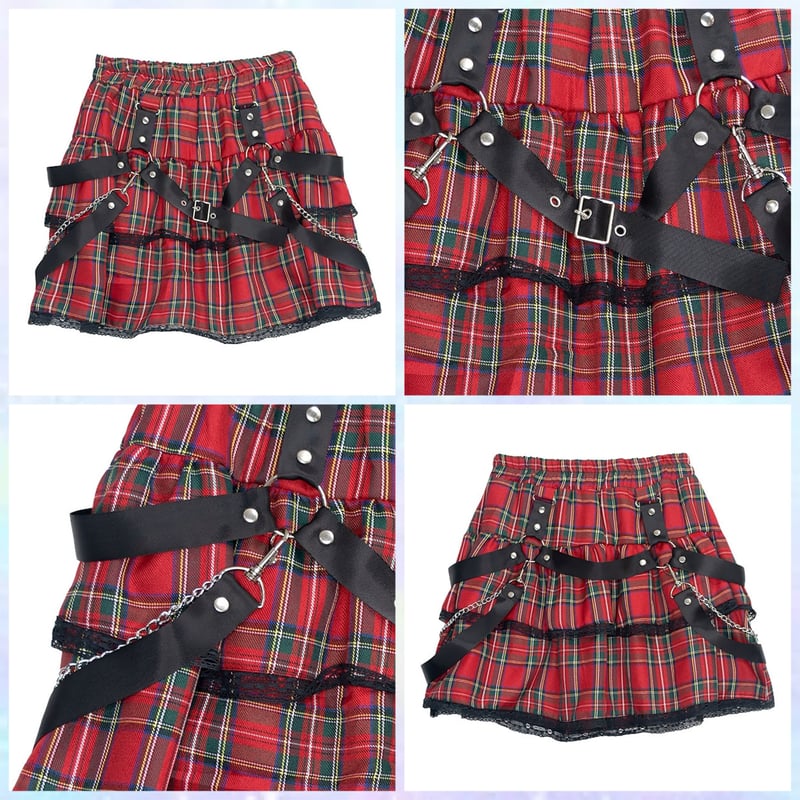 LISTEN FLAVOR】ハーネスティアードスカート（2420451） | KIST ON