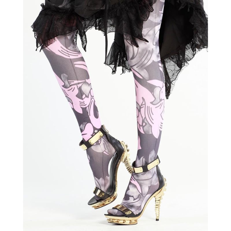 h.NAOTO】Camouflage Tights/CNJ20-G774 | KIST ON