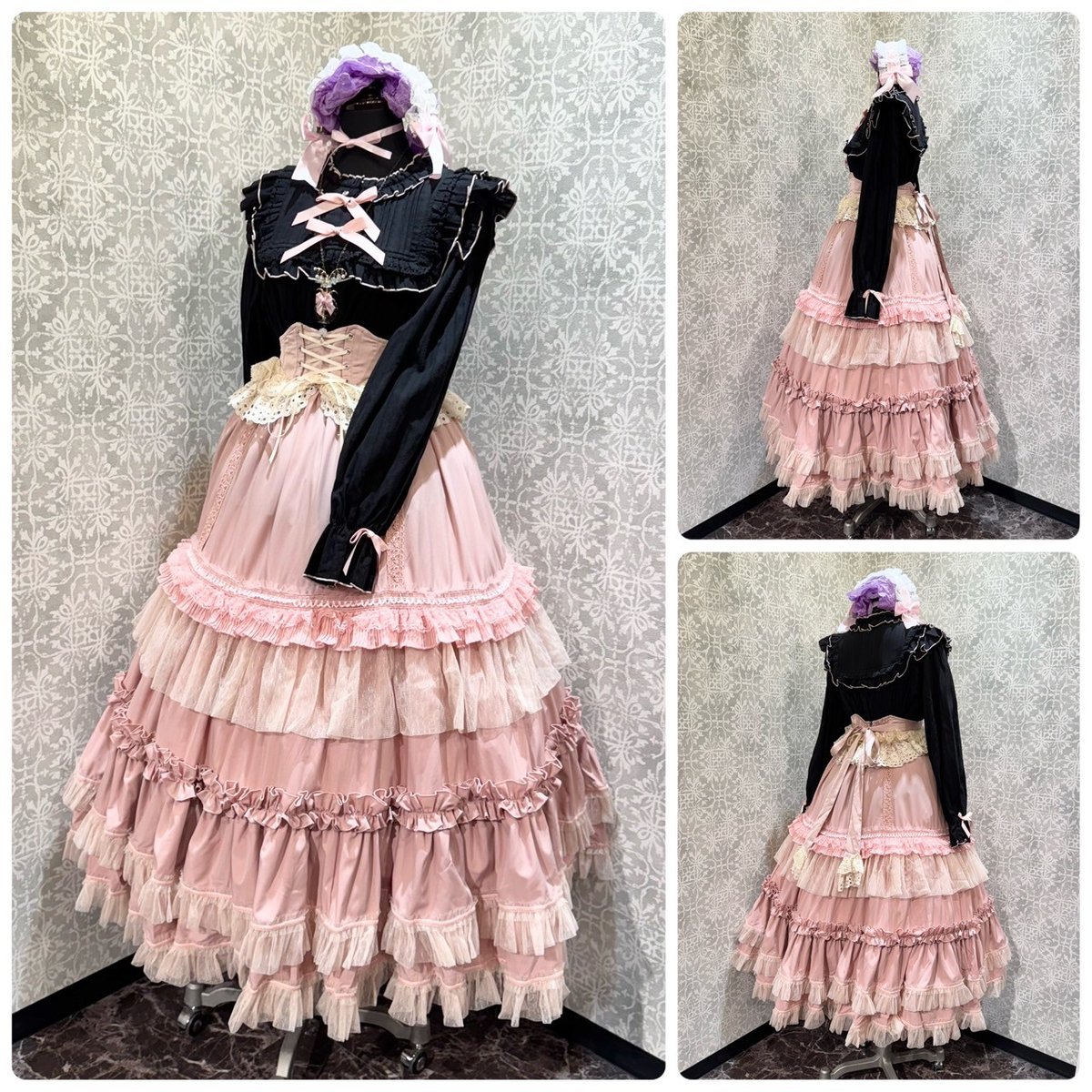 星箱Works】七色 ワルツ チュールフリルアンダースカート(ロング