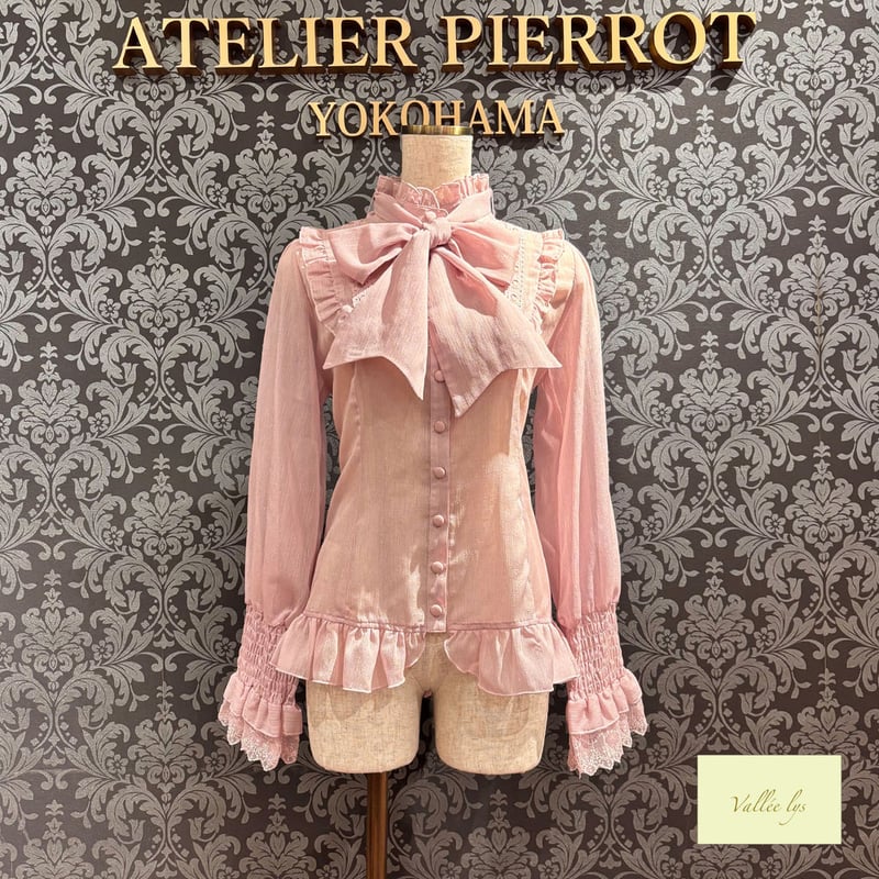 ATELIER-PIERROT】ヴァレリス Ethereal Ribbon Blouse/V