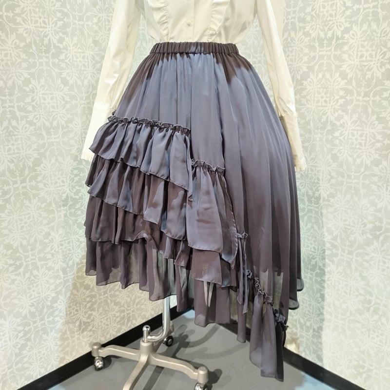 sheglit / アシンメトリーフリルスカート タグ付き ○ラスト1点○アシンメトリーフリルスカート | Sheglit MiDiom